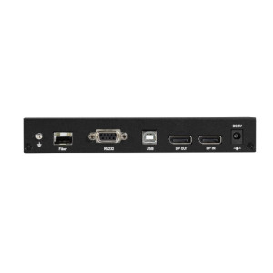 Black Box KVXLCDPF-100 KVM Extender Kit Over Fiber with Single-Monitor, DisplayPort, USB 2.0, Audio, Serial, Local Video Out, SFP Port